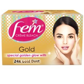 Fem Gold Creme Bleach – 24K Gold Dust, Special Golden Glow (15g)