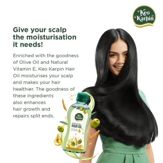 Keo Karpin Non-Sticky Hair Oil - Image 4