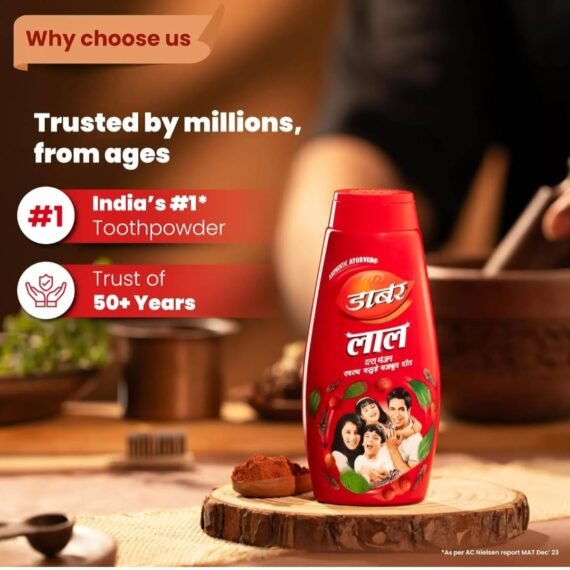 Dabur Lal Dant Manjan 50g - Image 3
