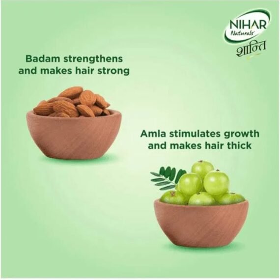 Nihar Naturals Shanti Badam Amla Hair Oil - Image 3
