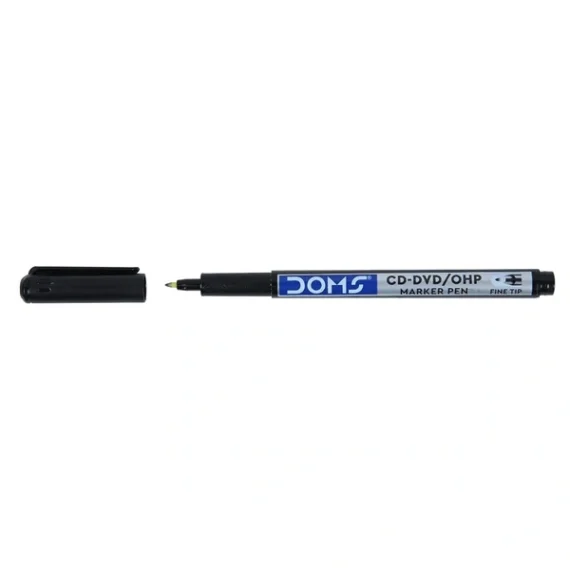DOMS CD-DVD/OHP Marker Pen Black