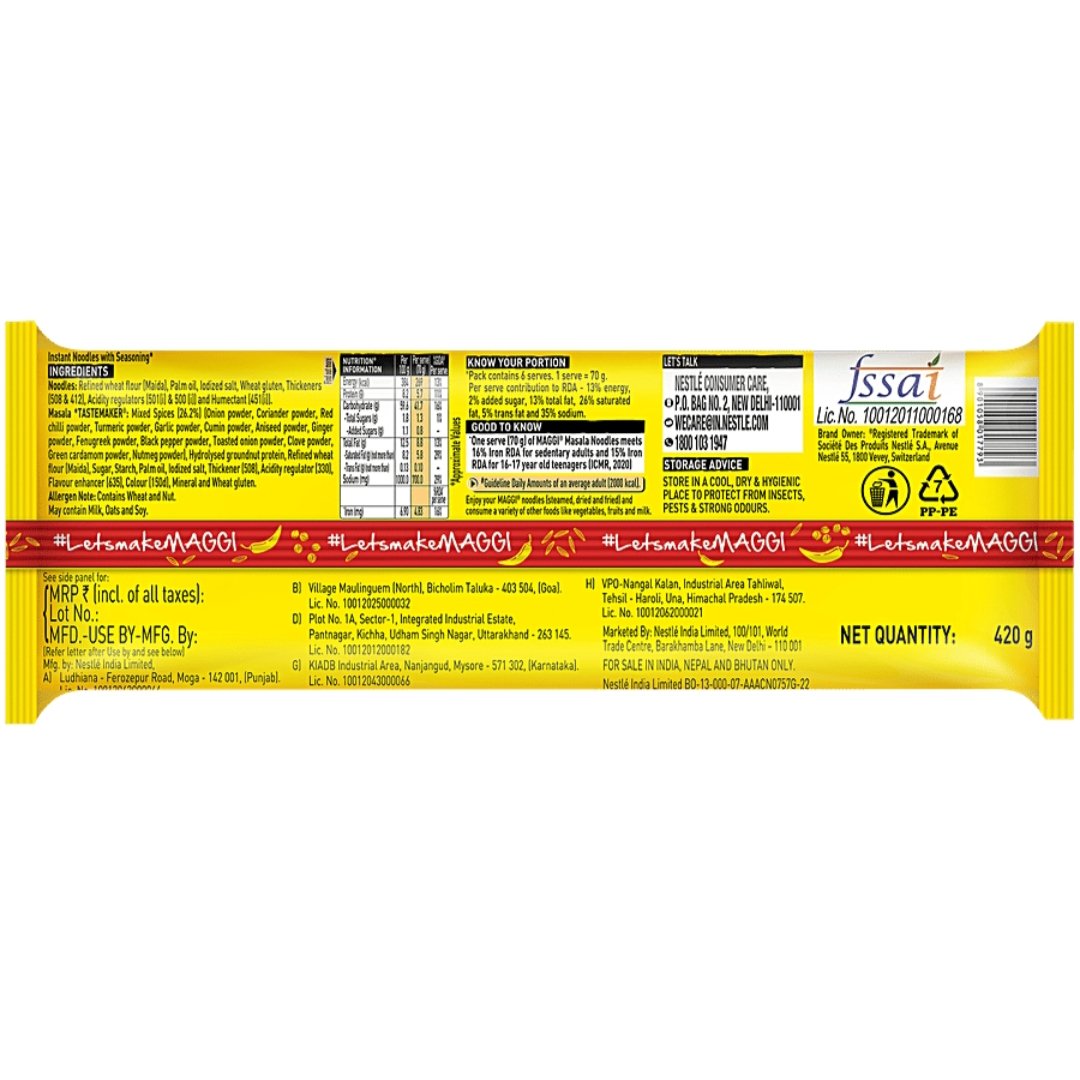 Maggi 2 Minute Masala Noodles | (420g) - Image 2