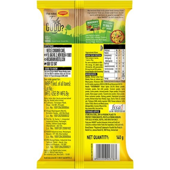 Maggi 2 Minute Masala Noodles | (140g) - Image 2