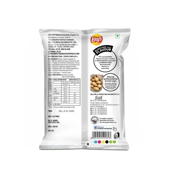 Lay’s Cream & Onion Potato Chips - Image 2