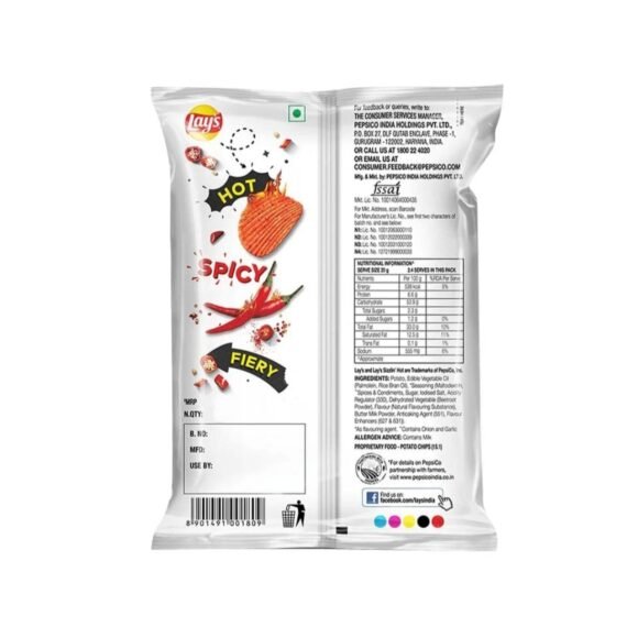 Lay’s Sizzlin’ Hot Potato Chips - Image 2