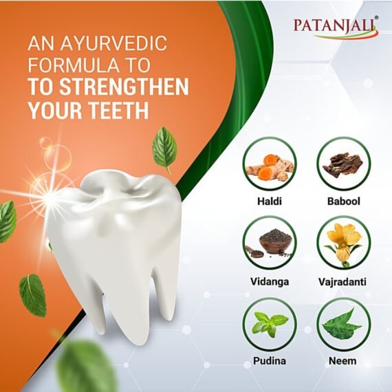 Patanjali Dant Kanti Natural Toothpaste (100g) - Image 2
