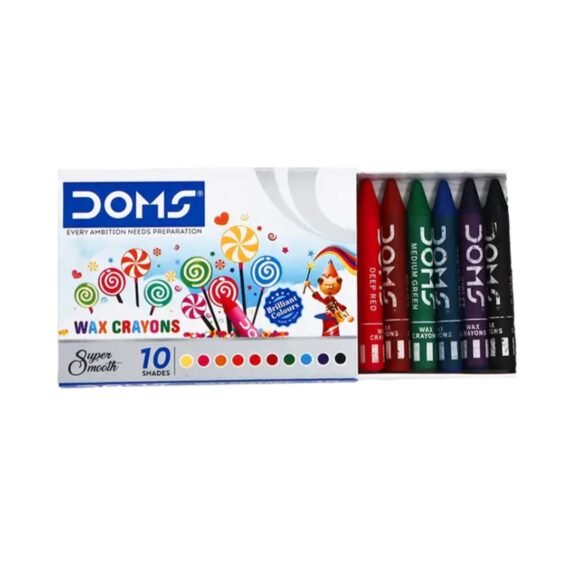 DOMS Wax Crayons | 10 Shades - Image 2
