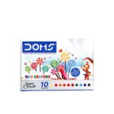 DOMS Wax Crayons | 10 Shades