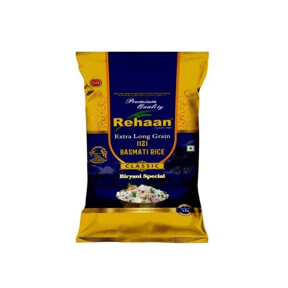 Rehaan Extra Long Grain Basmati Rice | 1kg Pack