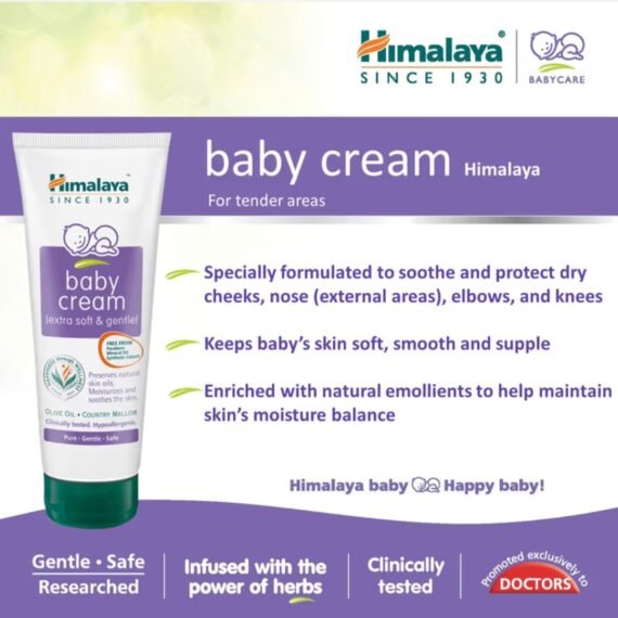 Himalaya Baby Cream (100ml) - Image 2