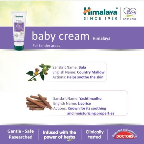 Himalaya Baby Cream (100ml) - Image 3