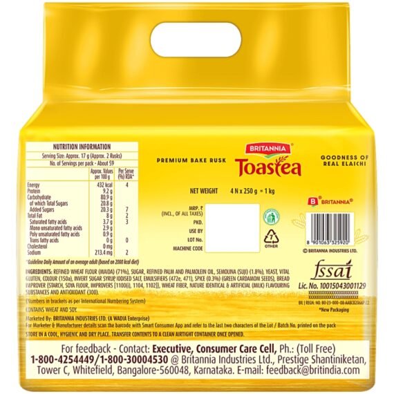 Britannia Toastea Premium Bake Rusk - Image 3