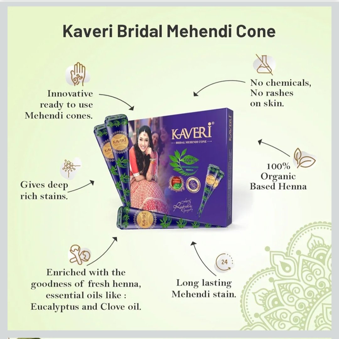 Kaveri Bridal Mehendi Cone - Image 2